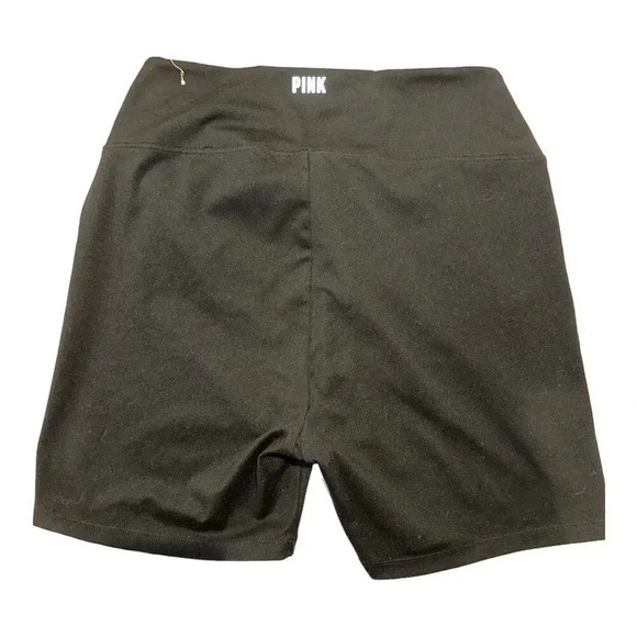 Victoria’s Secret Black Adjustable Waist Ruched Biker Shorts - Picture 2 of 4